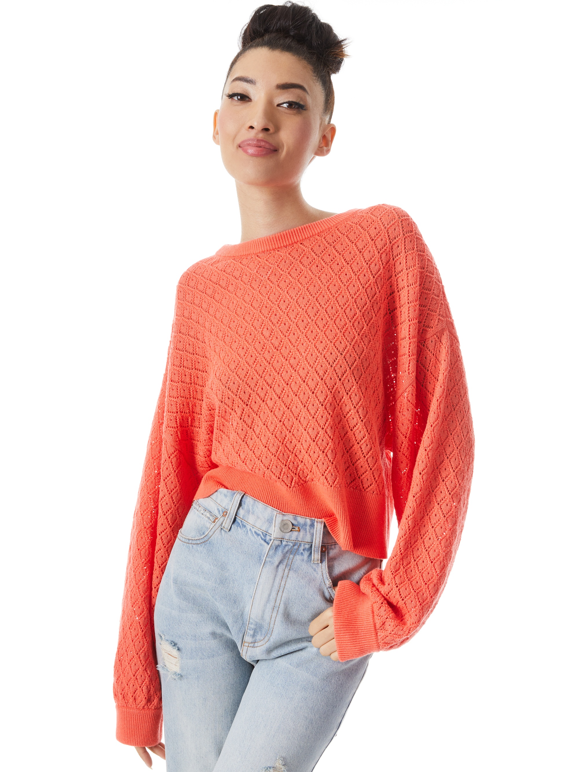 ANGELINE EASY CROP PULLOVER - 2