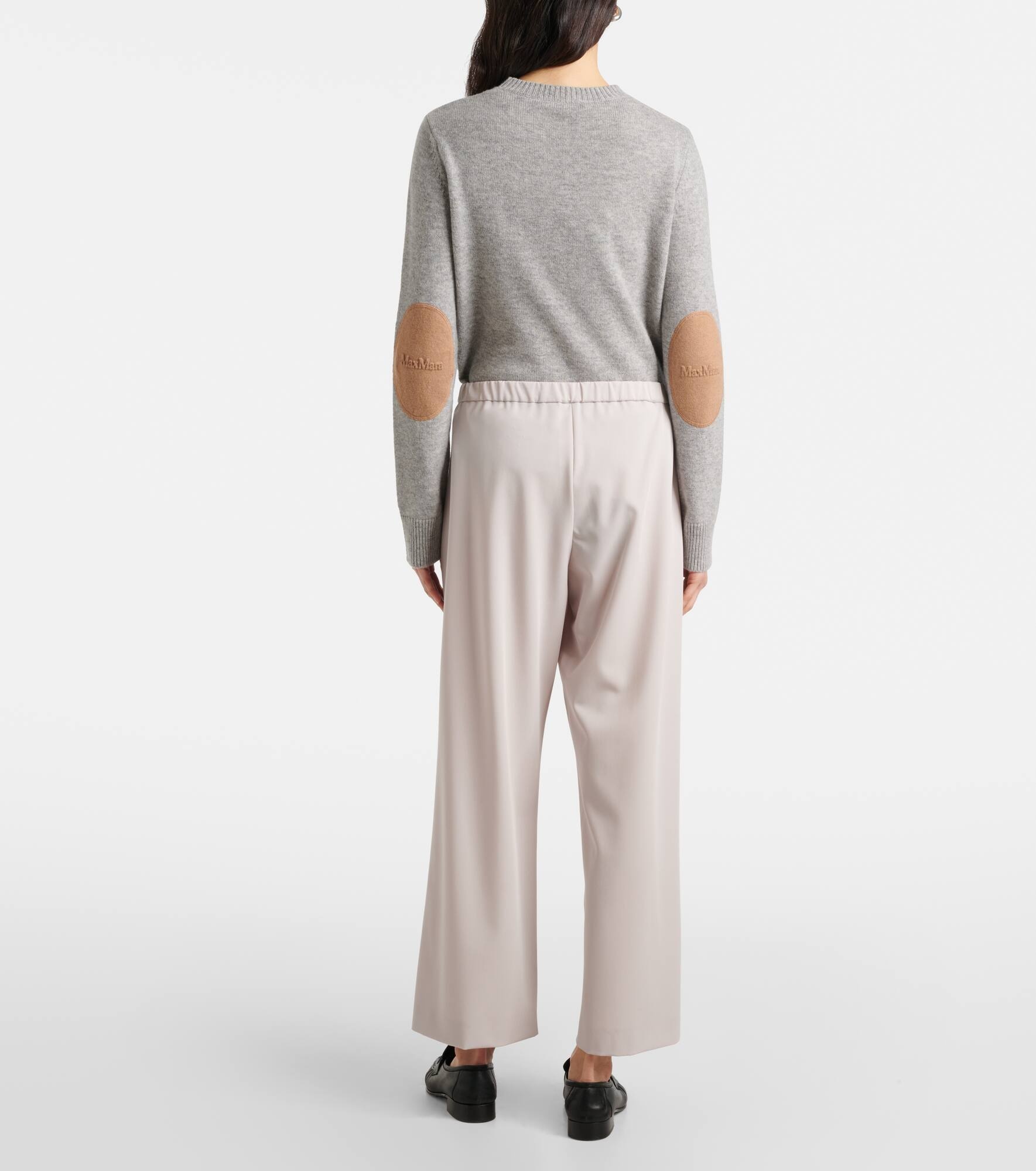 Argenta virgin wool crêpe wide-leg pants - 3