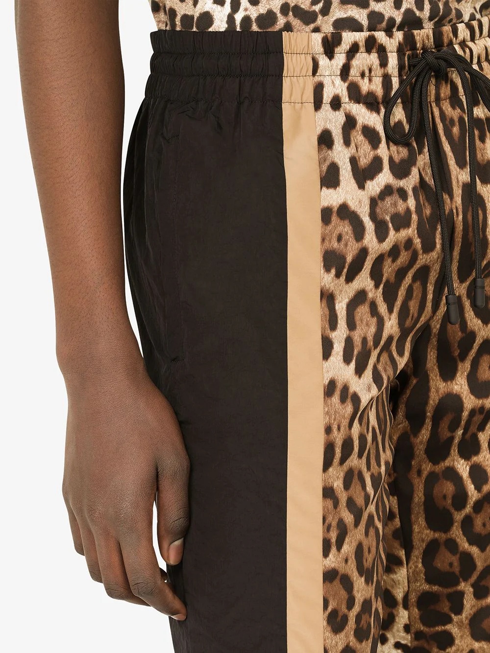 leopard-print sweatpants - 5