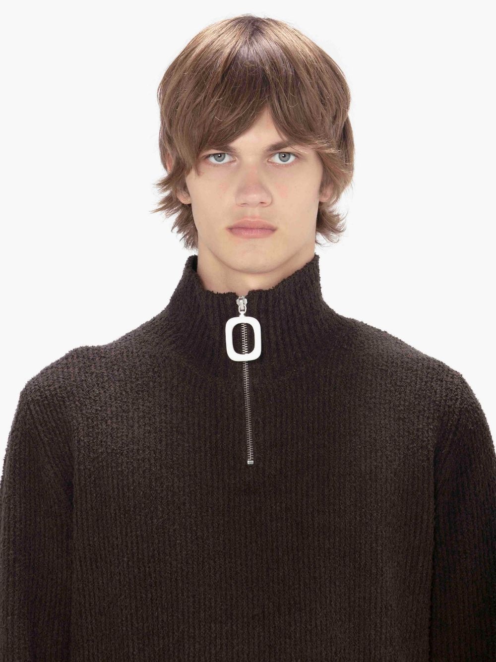 BOUCLE HENLEY JUMPER - 5