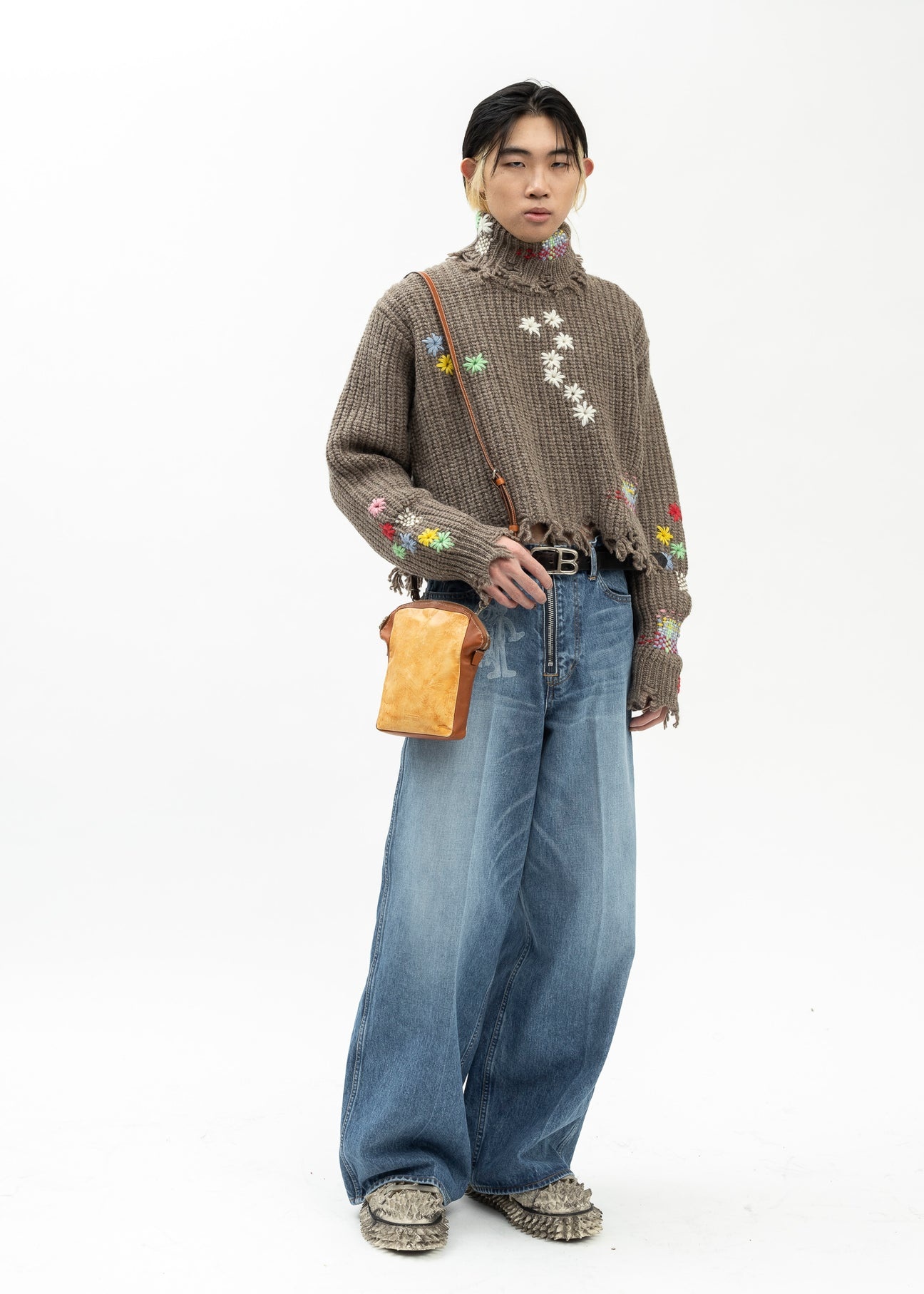 doublet D.BROWN DB BUCKLE BELT | 017shop | REVERSIBLE