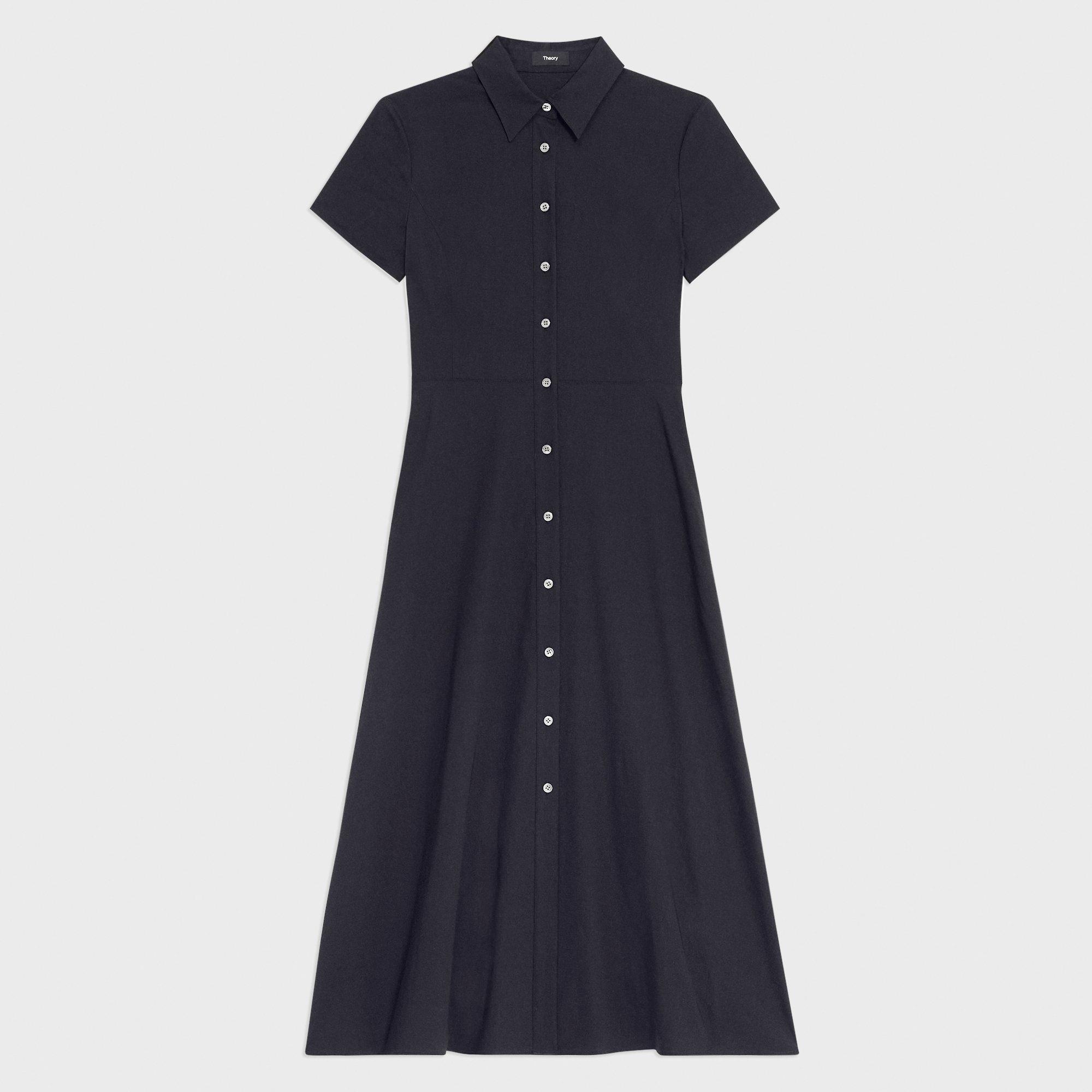 Midi Shirt Dress in Good Linen - 1