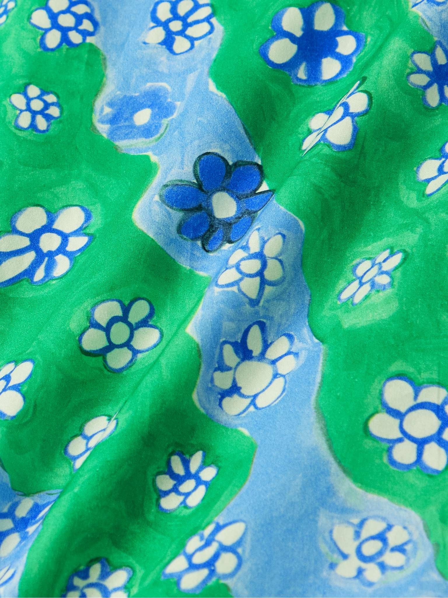+ Flaminia Veronesi Convertible-Collar Floral-Print Cotton Shirt - 5