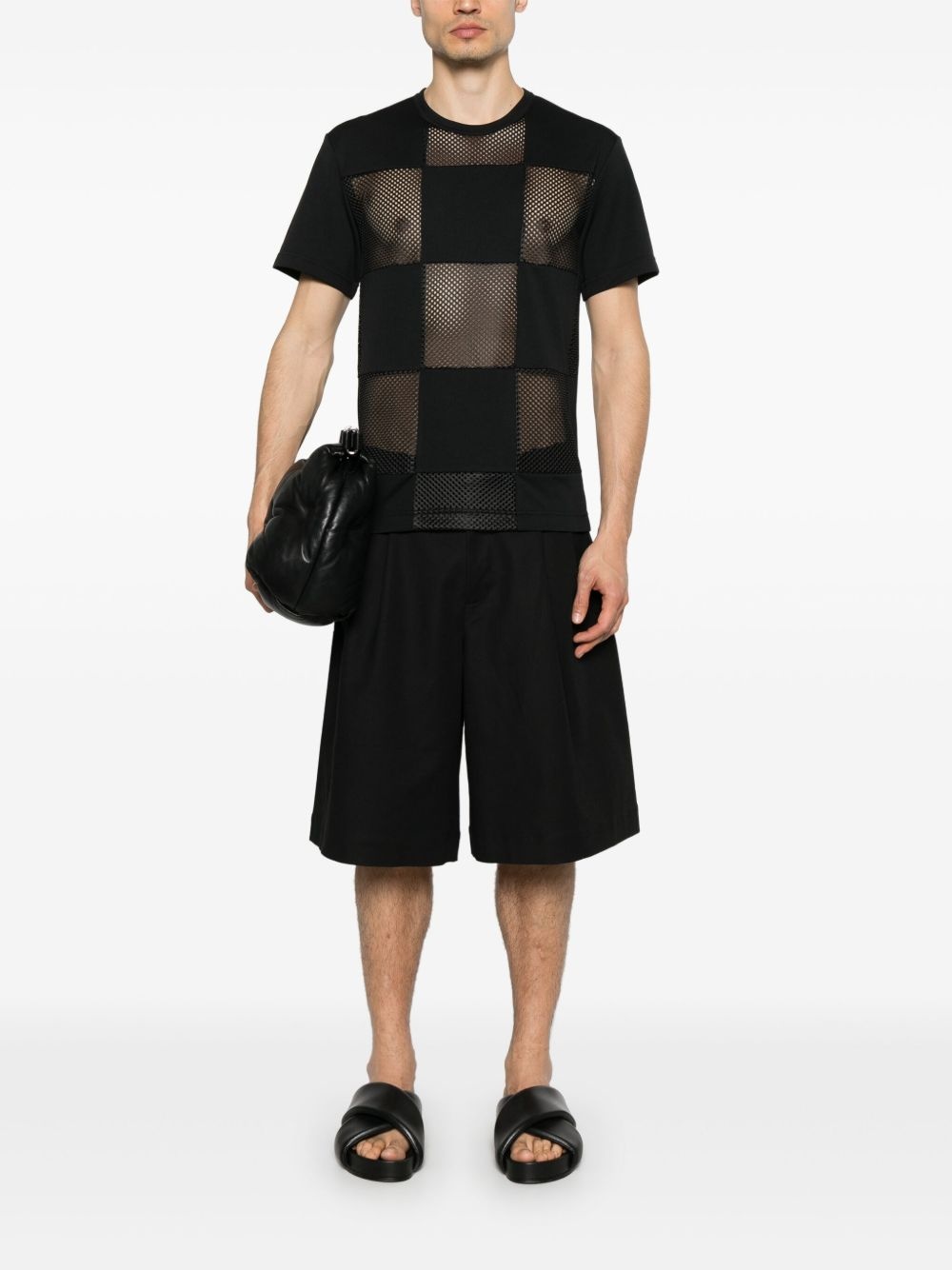 check-pattern T-shirt - 2