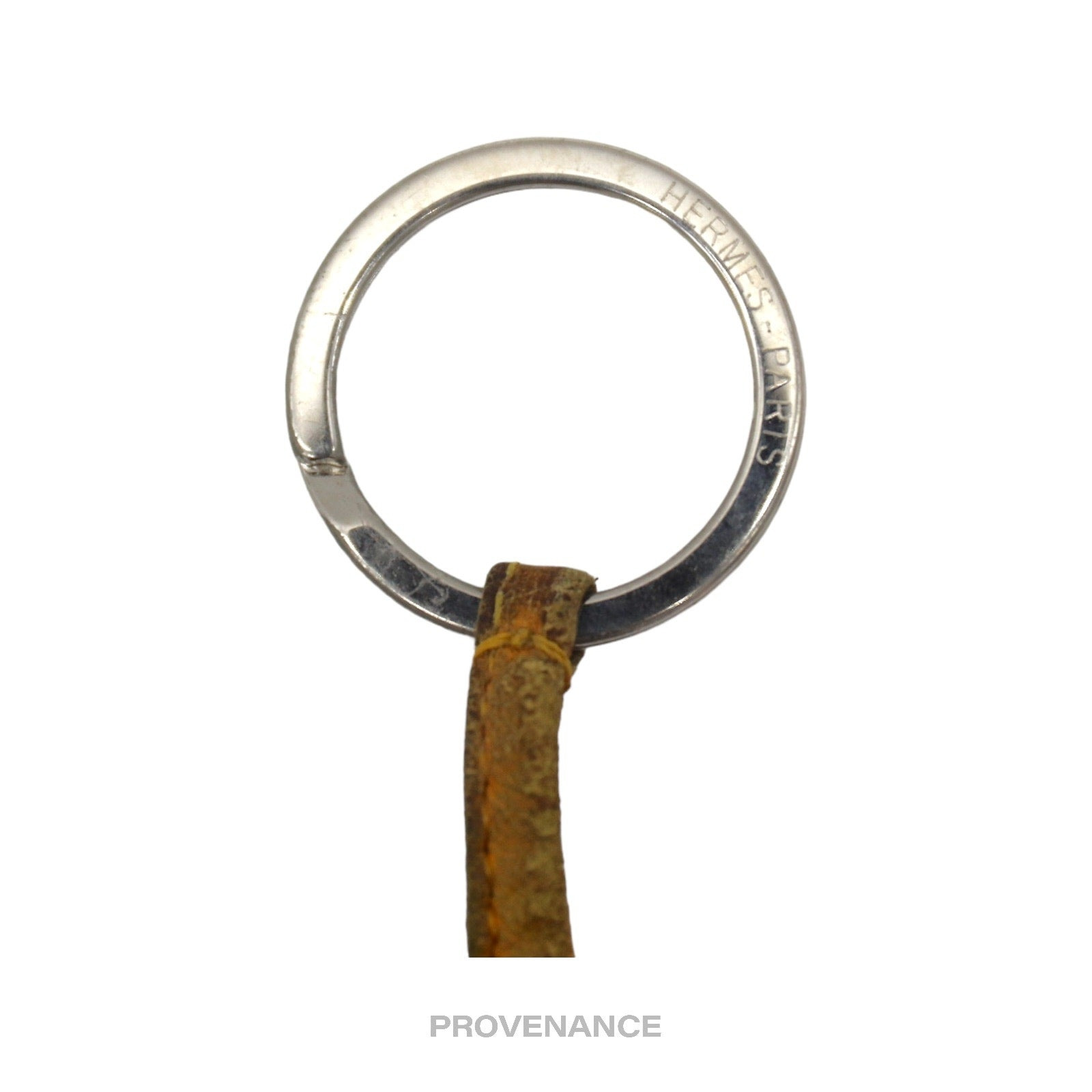 Hermes Milo Carmen Keychain - Orange/Red Leather - 4