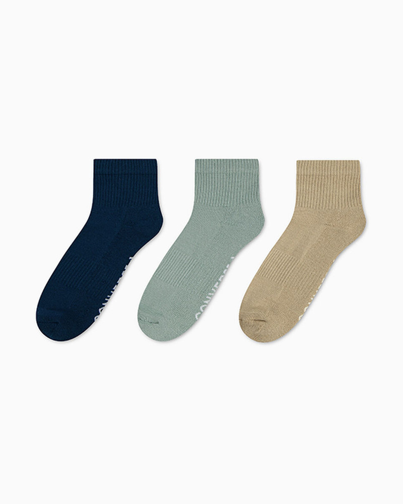 3-Pack Wordmark Quarter Socks 1