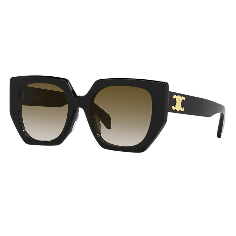 Celine Triomphe Brown Butterfly Ladies Sunglasses CL40239F 01F 55 - 1