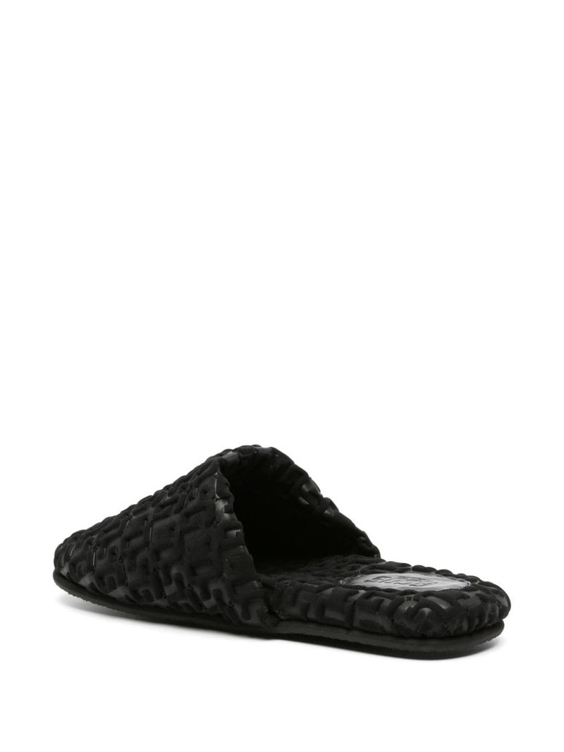 logo-embossed monogram slippers 3