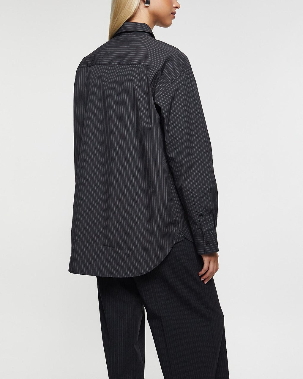Shirt Sammy Pinstripe Charcoal - 4