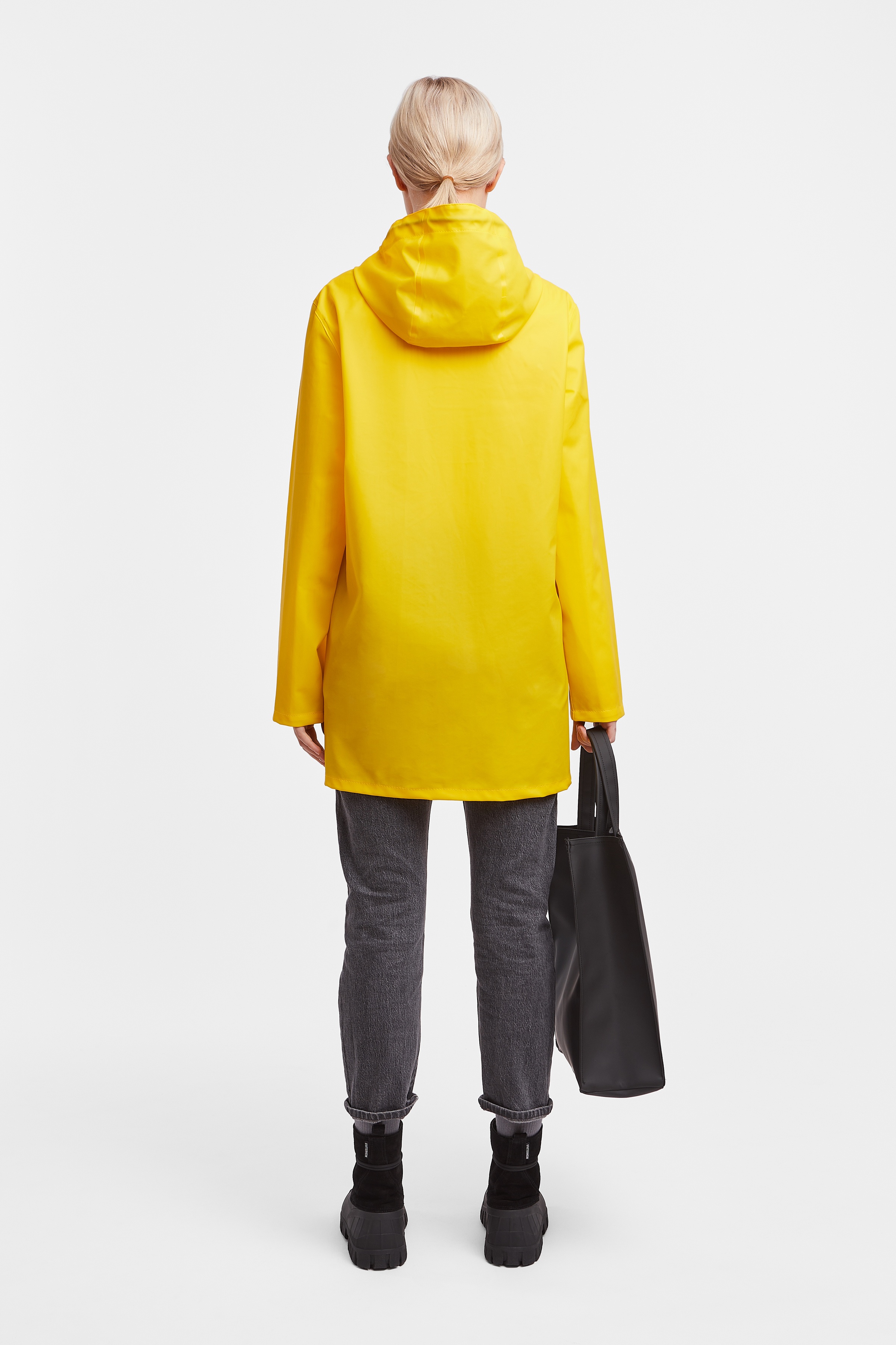 Stockholm Lightweight Raincoat Yellow - 4