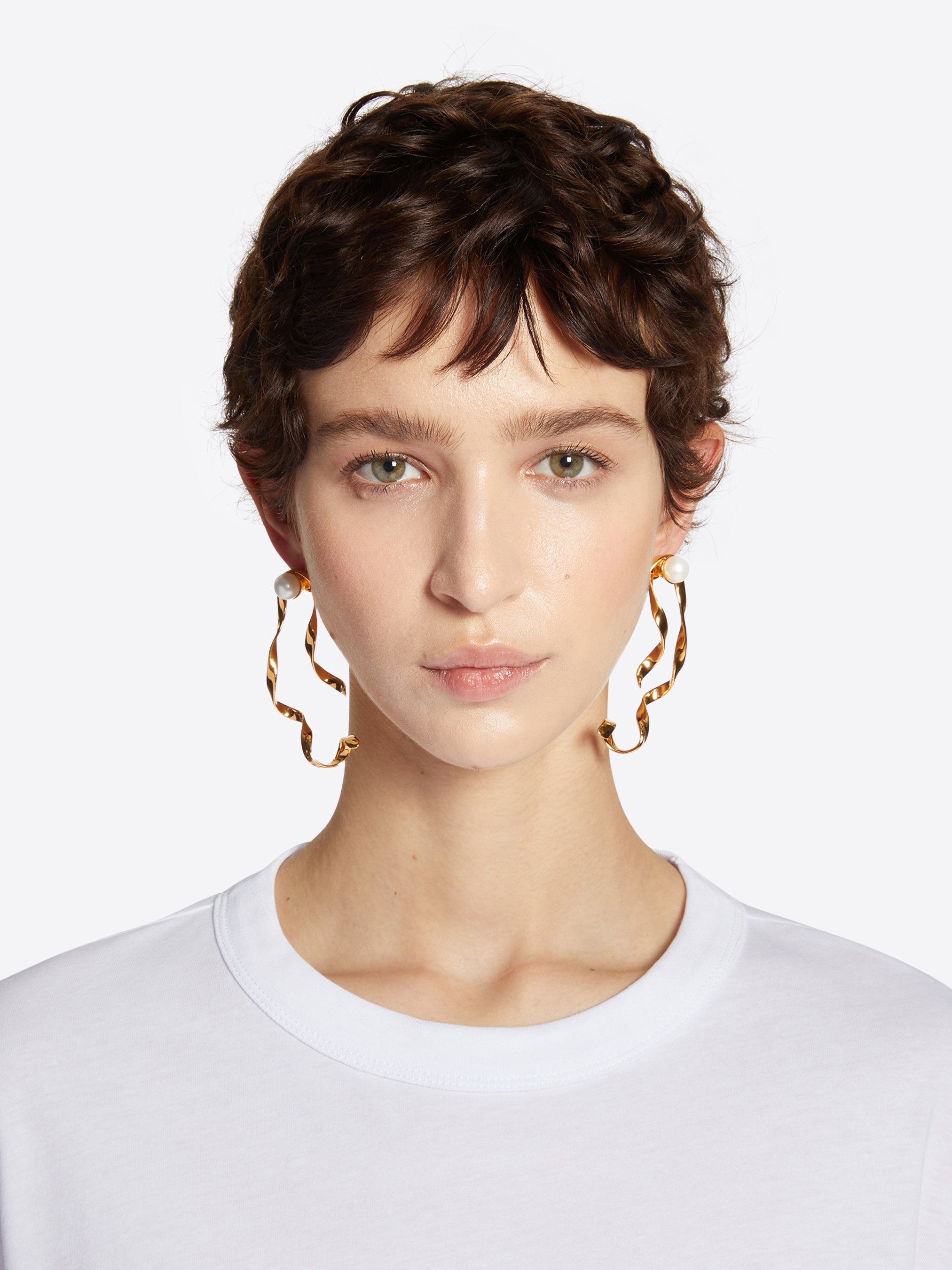 WAVE STUD EARRINGS - 4