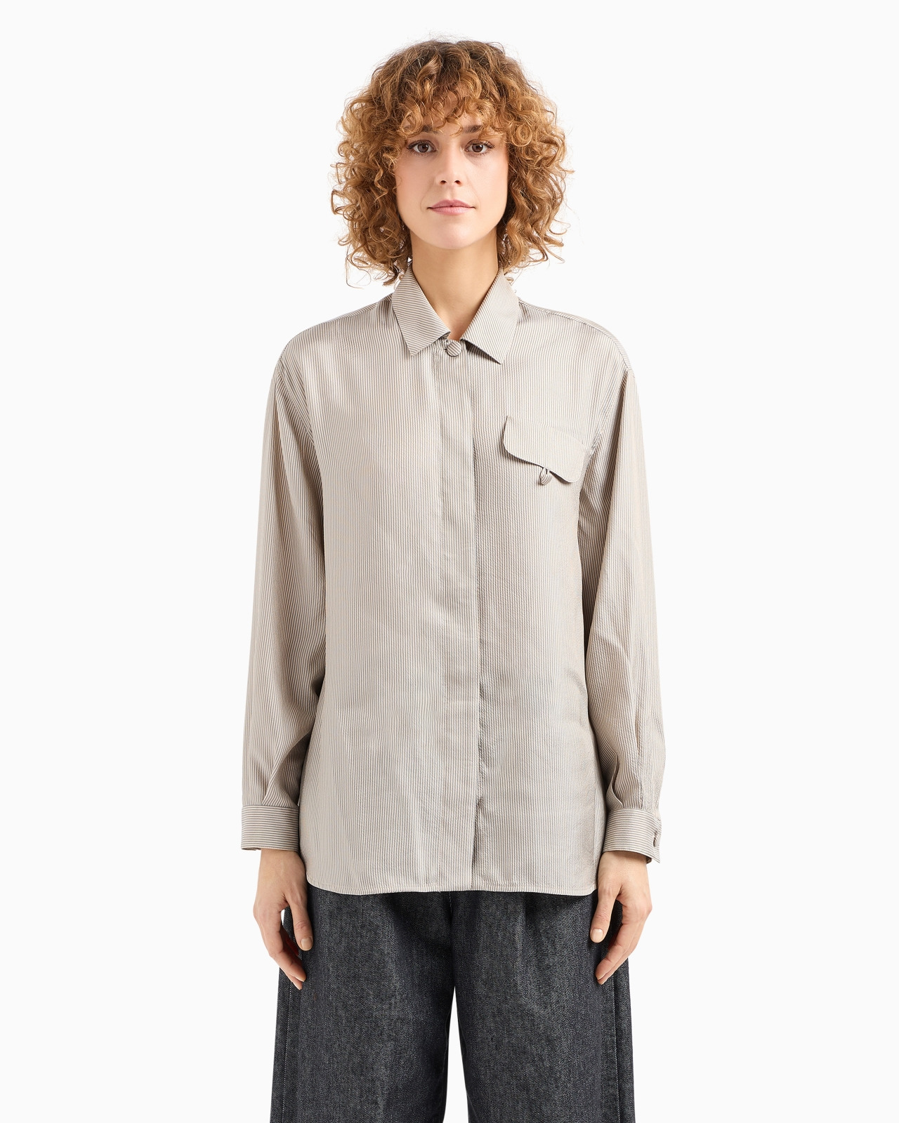 Icon multi-stripe seersucker fabric shirt - 2