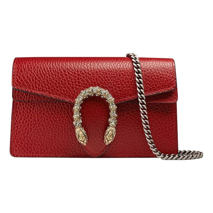 (WMNS) Gucci Dionysus Series Leather Bag Single-Shoulder Bag MIni-Size Red 476432-CAOGX-8990 - 1