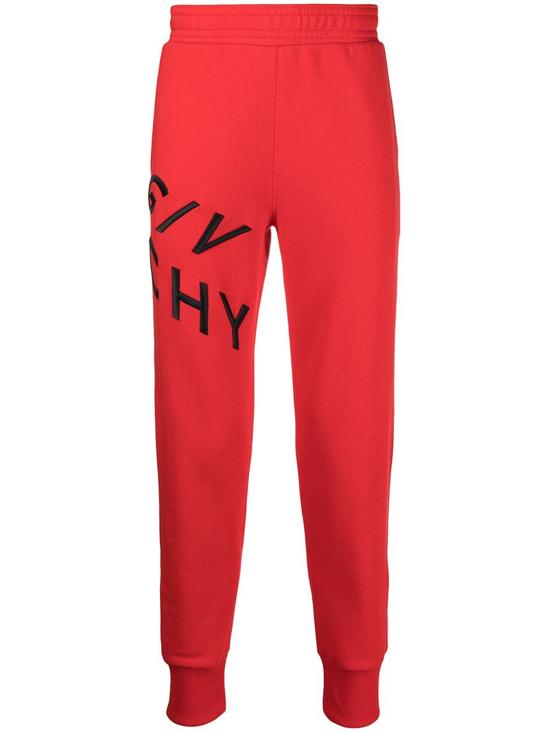 embroidered-logo track pants 1