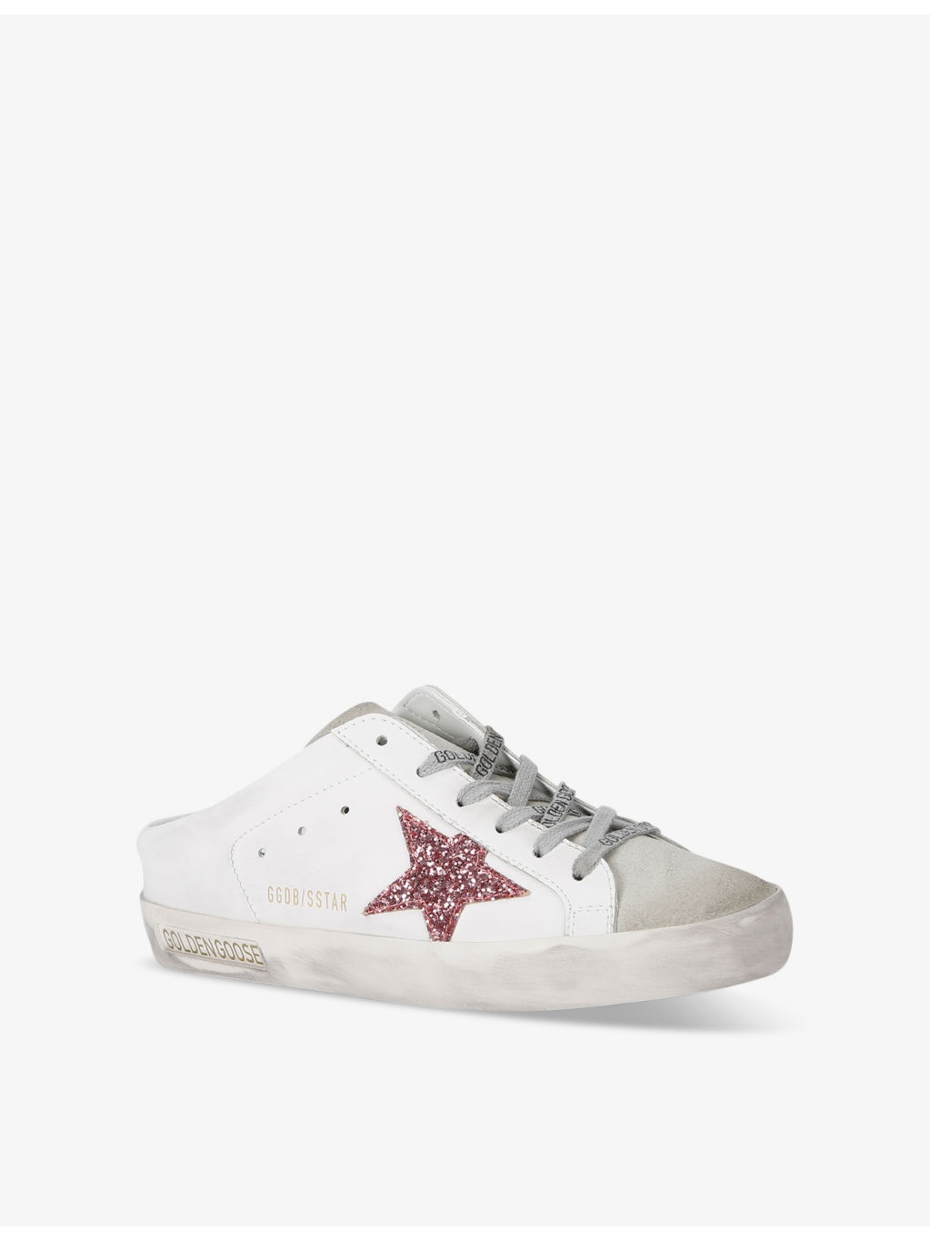 Women's Superstar Sabot backless leather low-top trainers - 3
