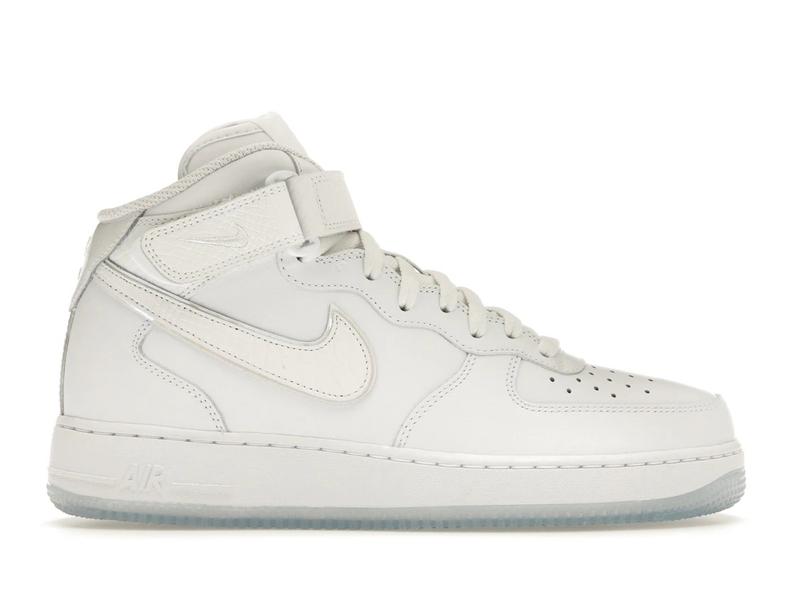 Nike Air Force 1 Mid White Snakeskin Ice (Women's) - 1