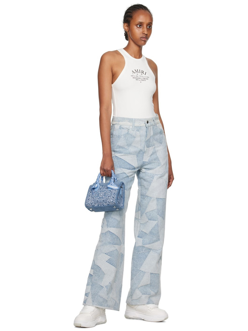 AMIRI Blue Patchwork Jeans outlook