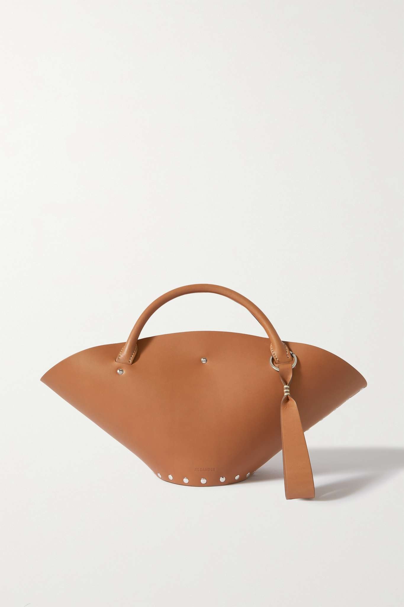 Sombrero studded leather tote - 1