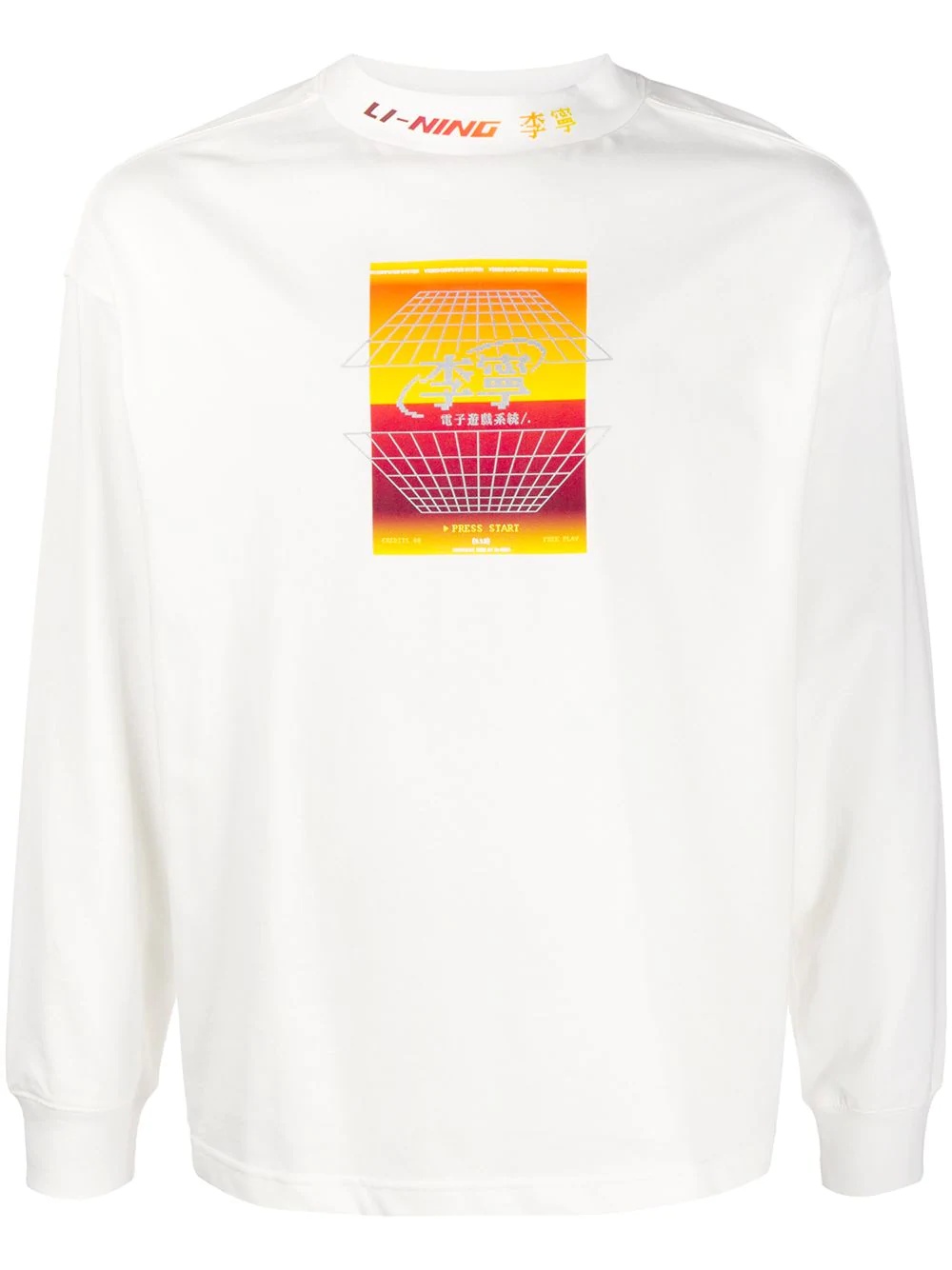 graphic print long-sleeve T-shirt - 1