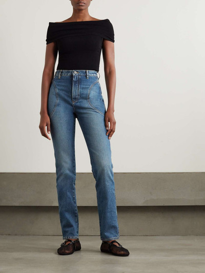 Alaïa High-rise straight-leg jeans outlook