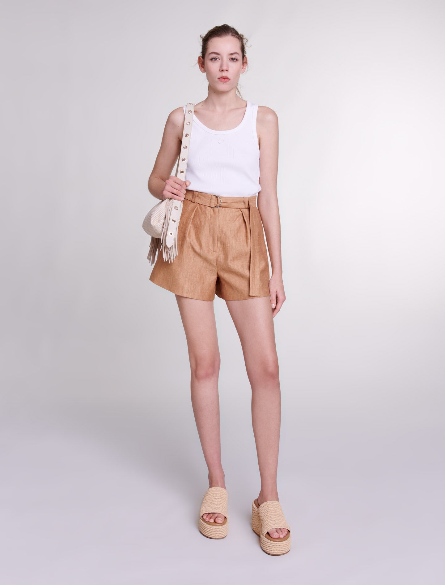 Linen shorts - 7
