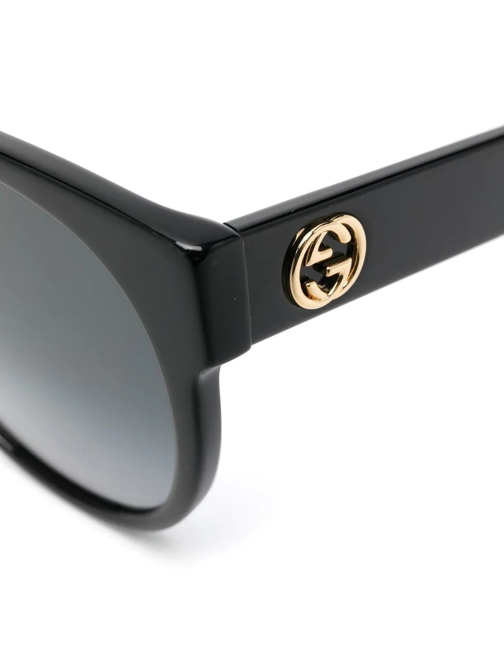 GG-logo round-frame sunglasses - 3