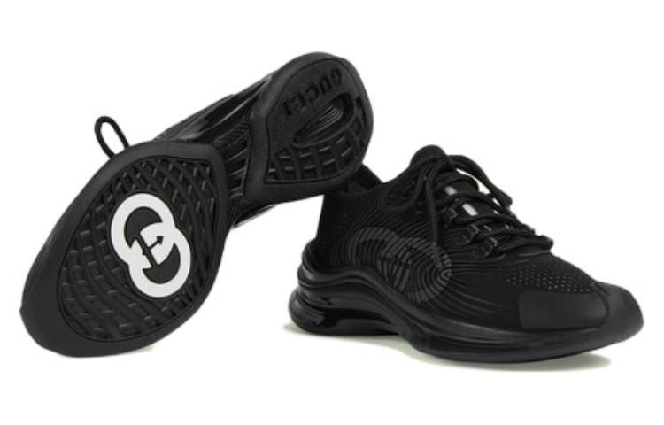 (WMNS) Gucci Run Sneaker 'Black' 714665-USM10-8442 - 5