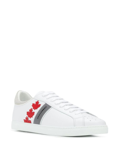 DSQUARED2 logo low-top sneakers outlook