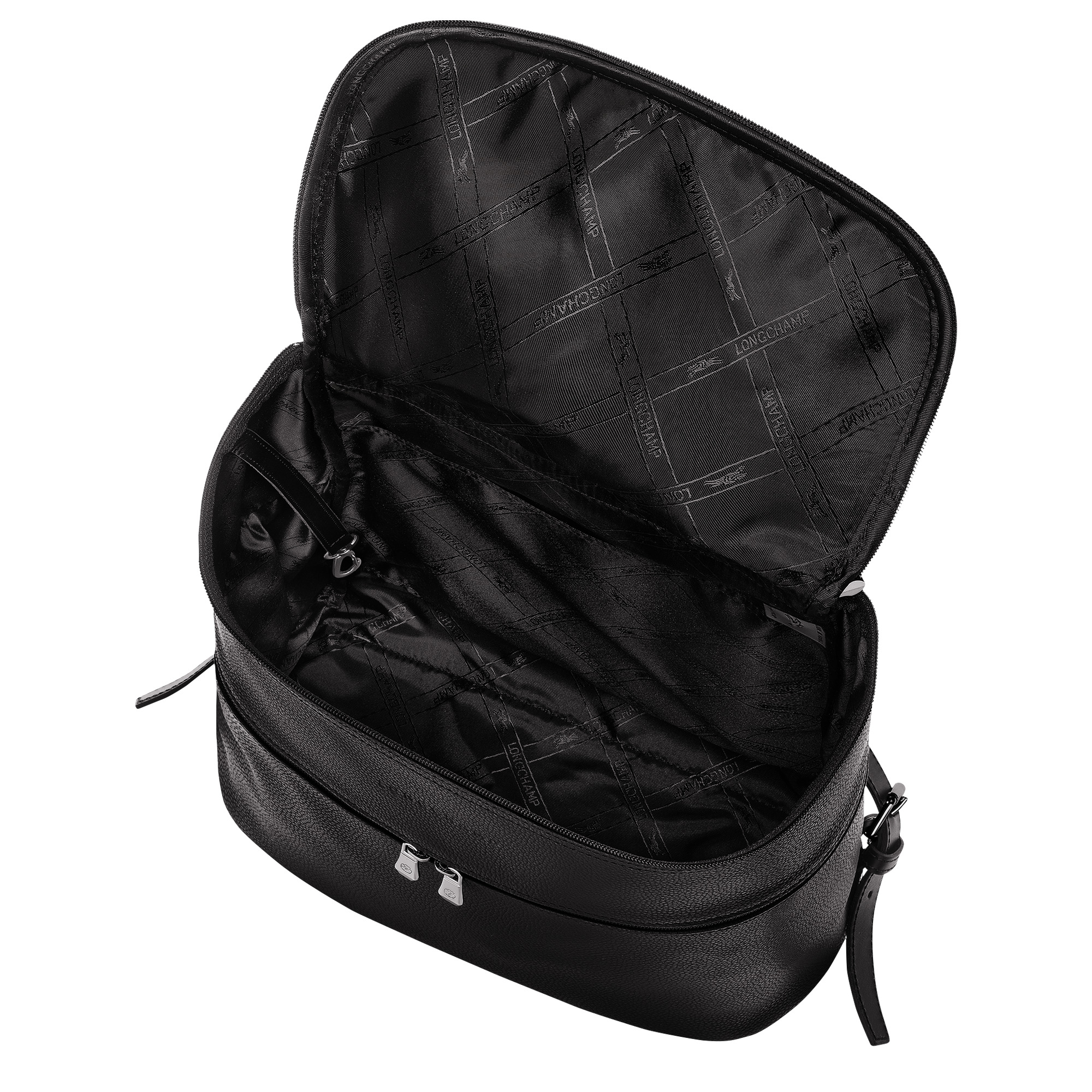 Le Foulonné Backpack Black - Leather - 5