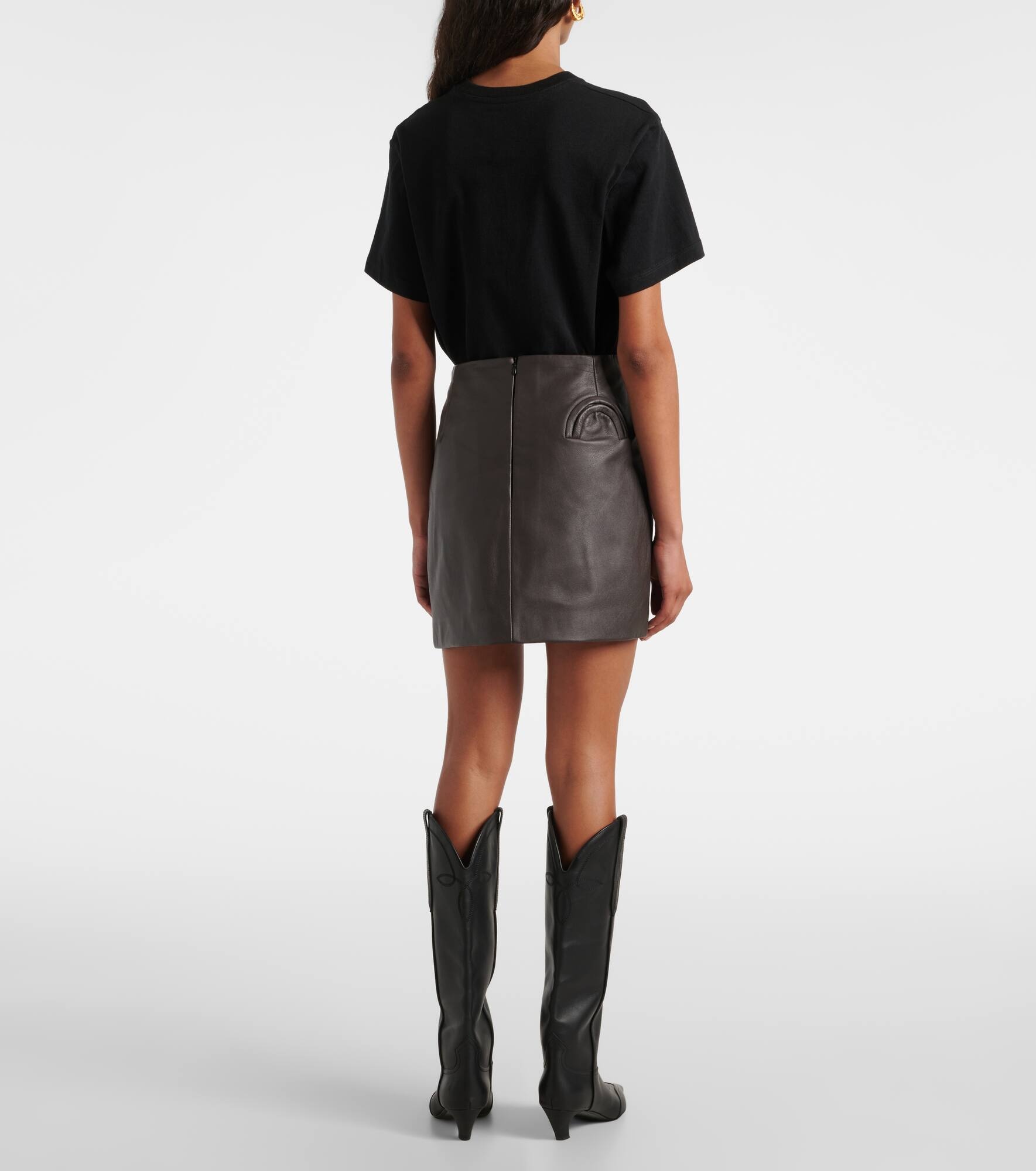 Coci leather miniskirt - 3