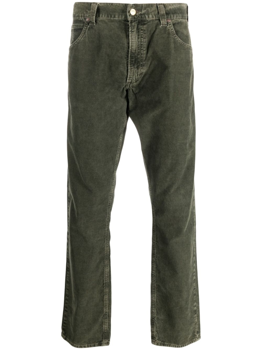 straight-leg corduroy trousers - 1