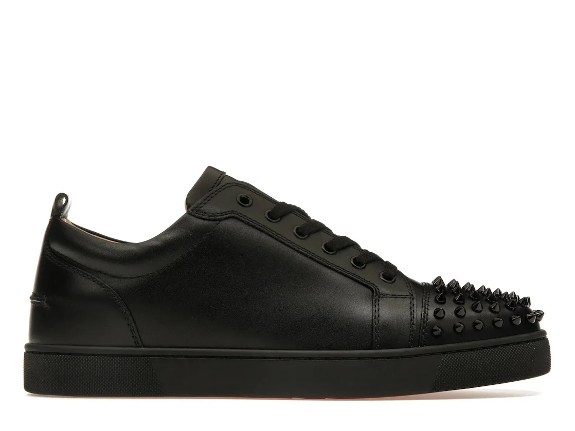 Christian Louboutin Louis Junior Spikes Flat Black - 1
