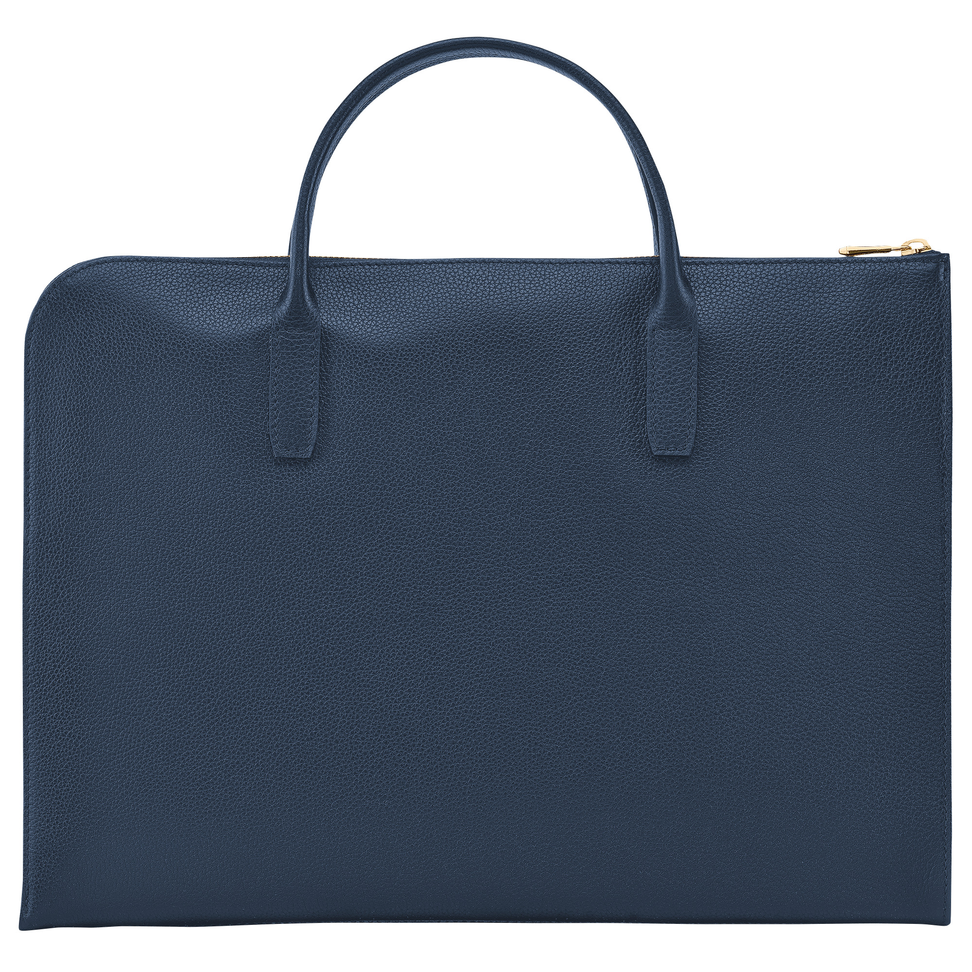 Le Foulonné S Briefcase Navy - Leather - 3