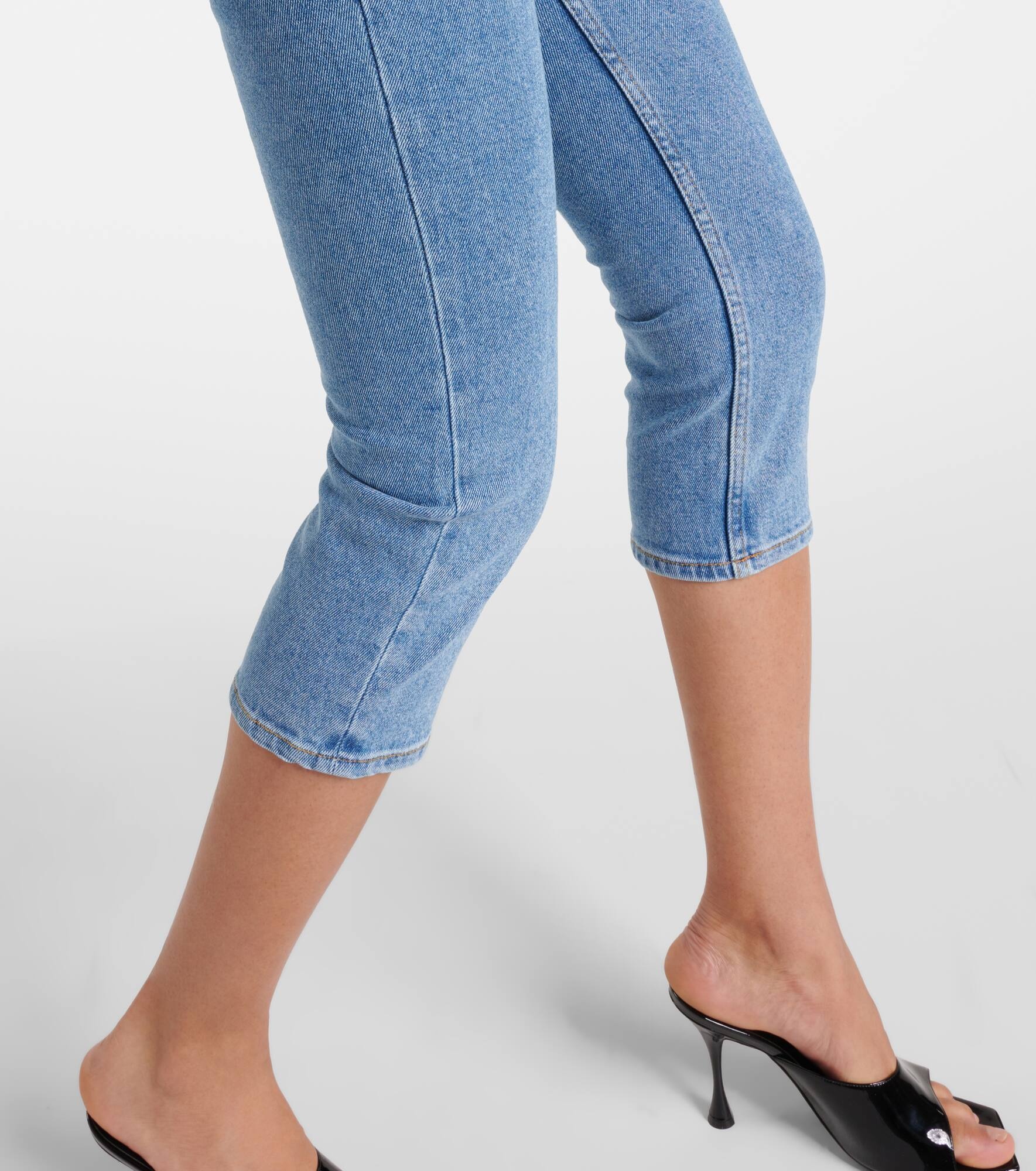 High-rise skinny jeans - 6