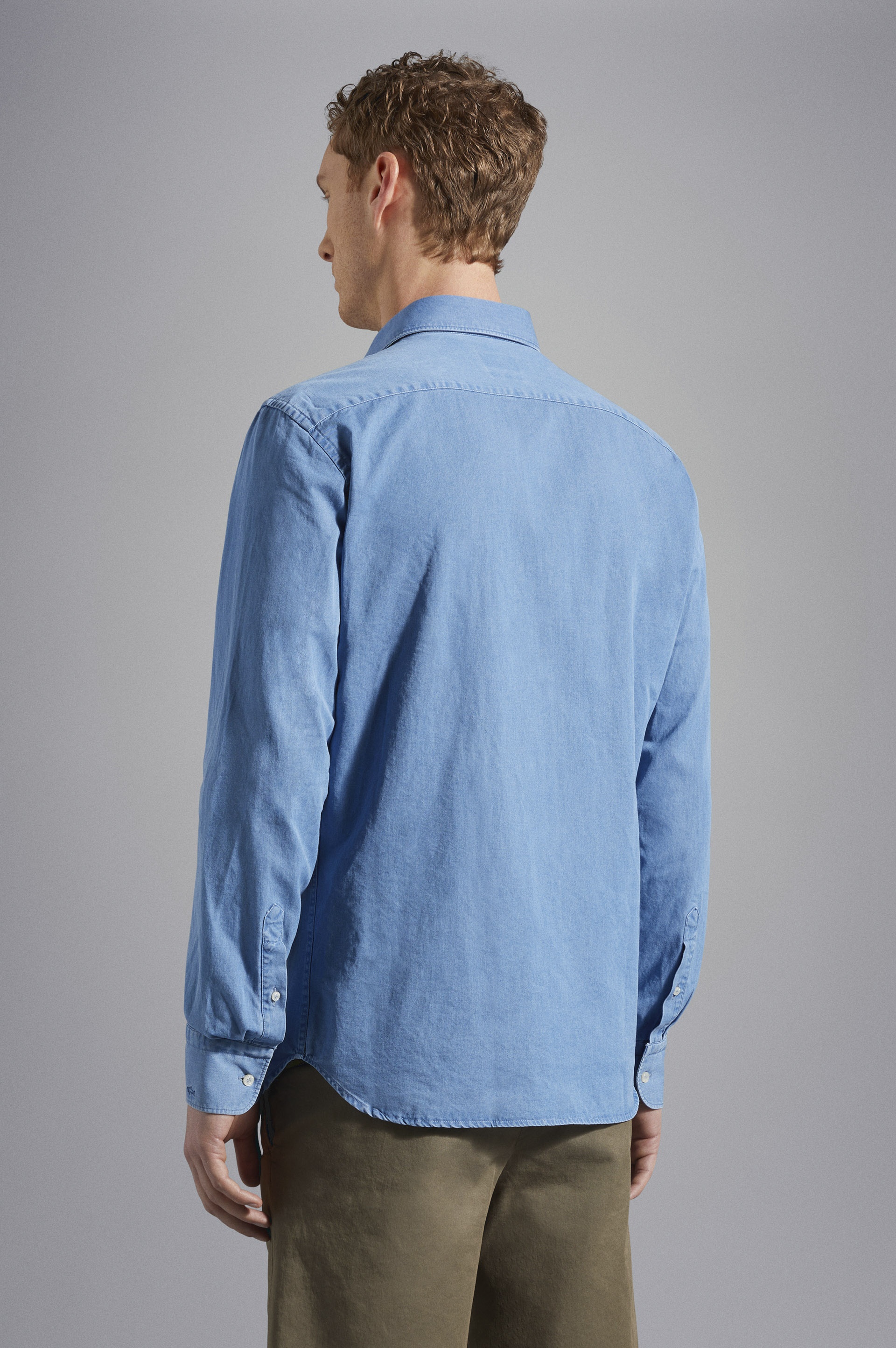 COTTON DENIM SHIRT - 3