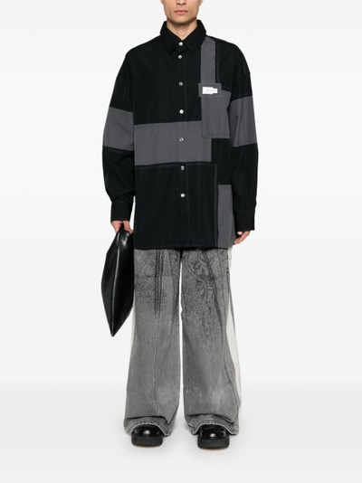 FENG CHEN WANG patchwork shirt outlook