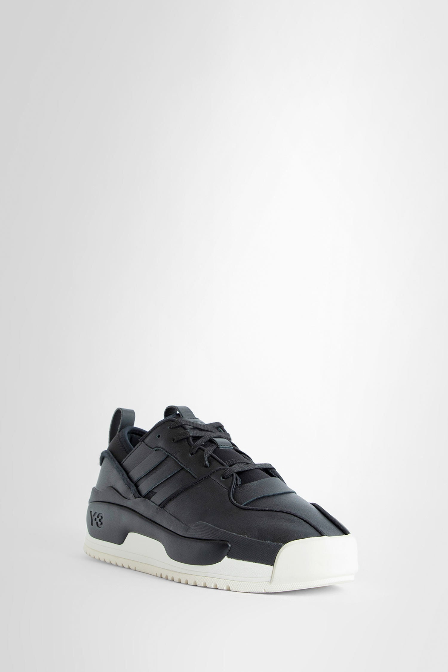 Y-3 UNISEX BLACK SNEAKERS - 2