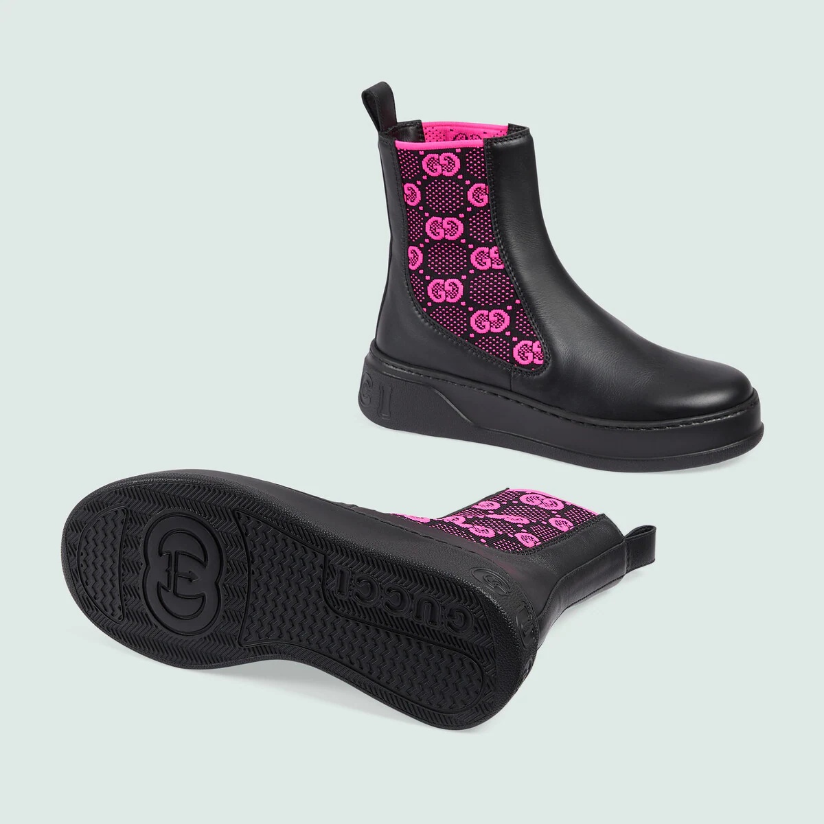Women's boot with GG jersey - 6