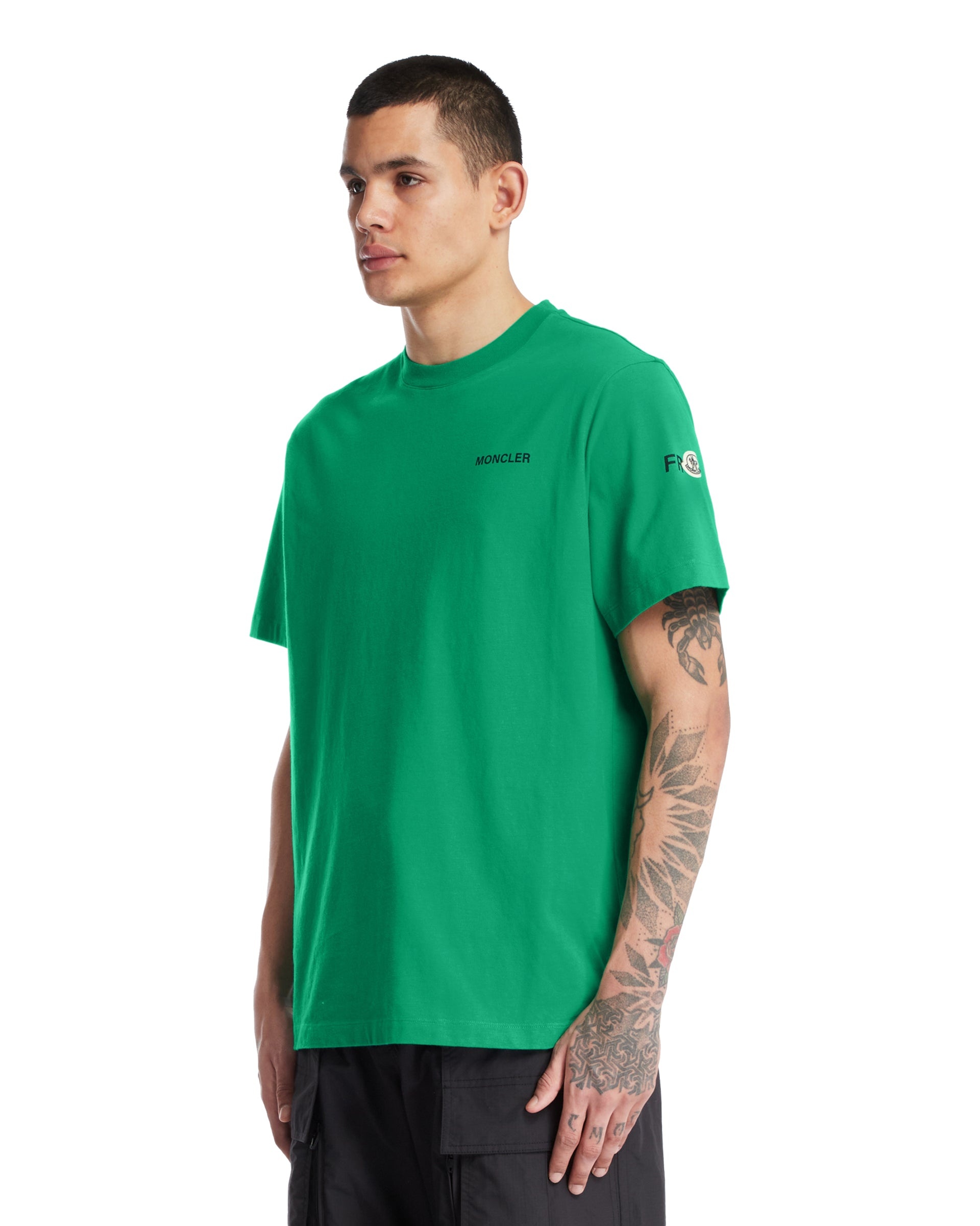 Moncler Genius x FRGMT Green Cotton T-Shirt - 4