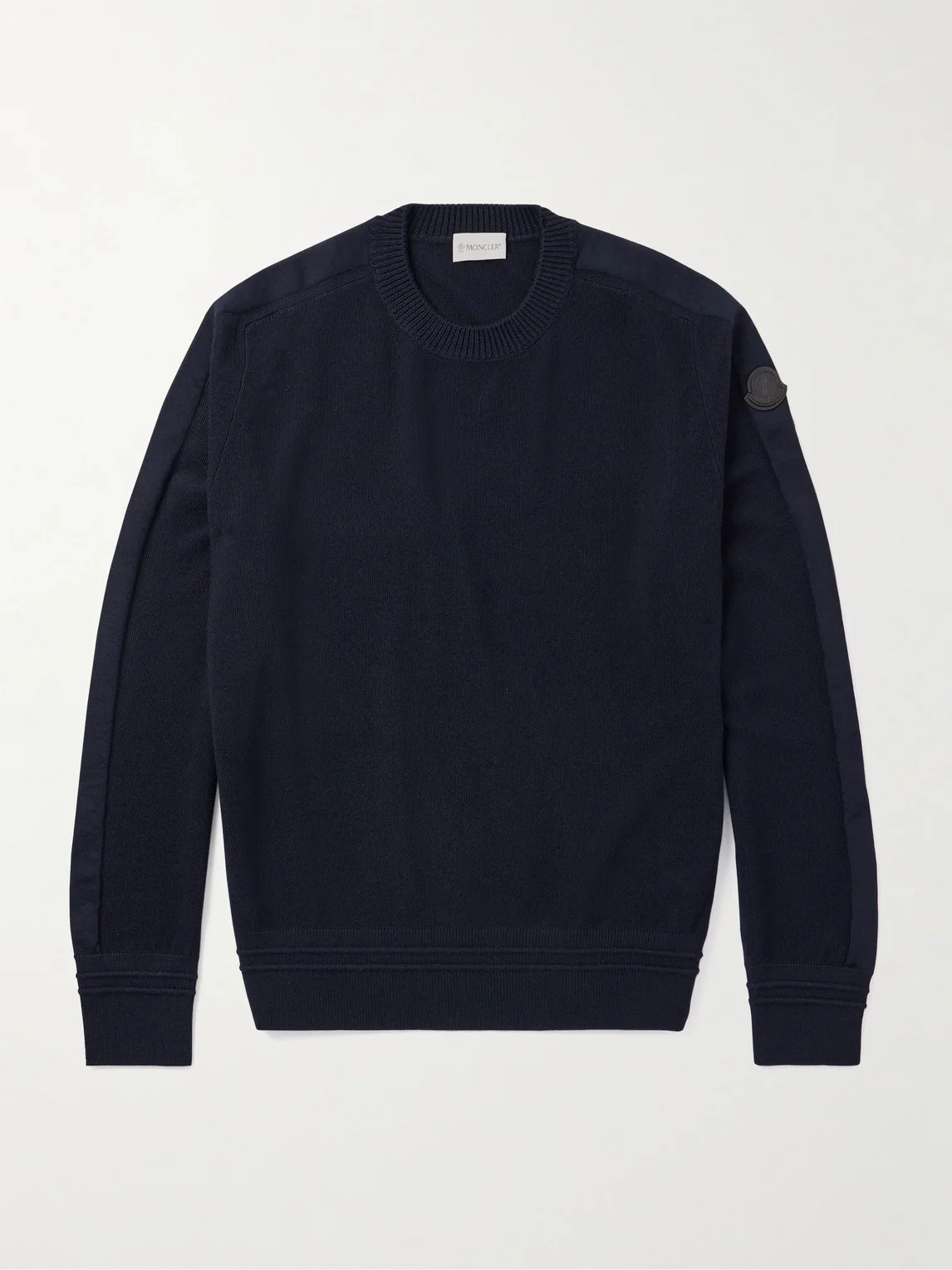 Logo-Appliquéd Wool Sweater - 1