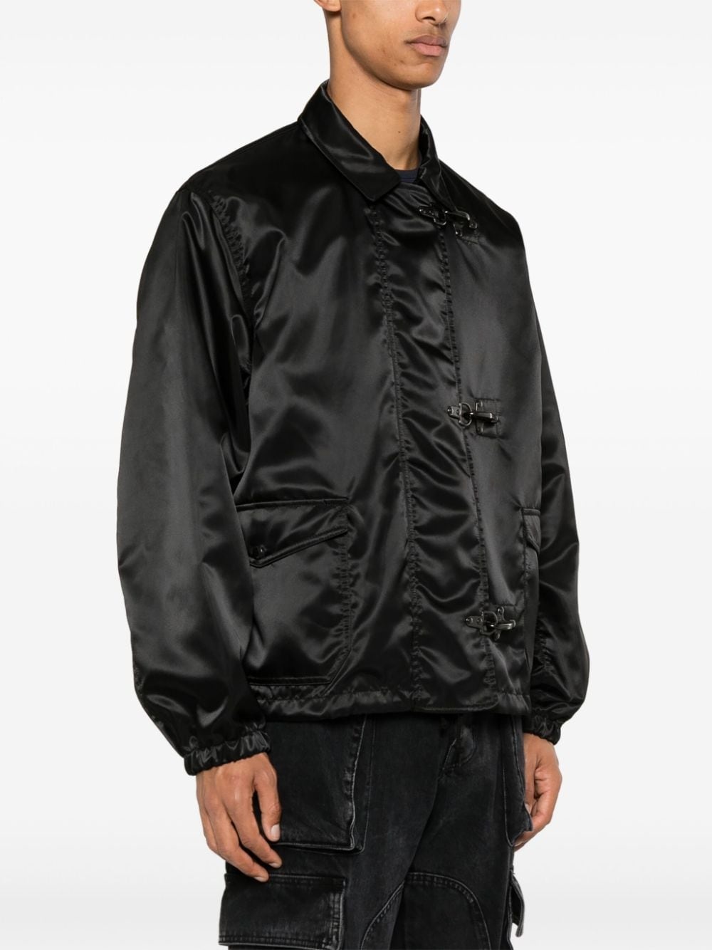 Junya Watanabe MAN classic-collar zip-up jacket | REVERSIBLE