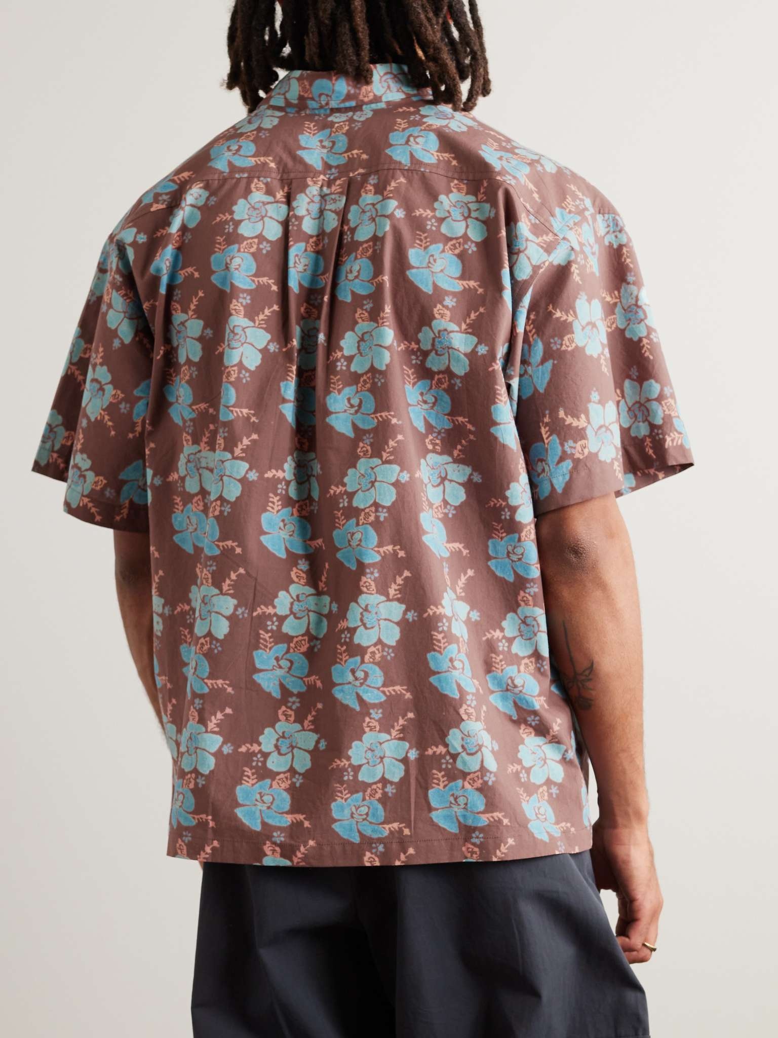 Coch Floral-Print Organic Cotton Shirt - 4