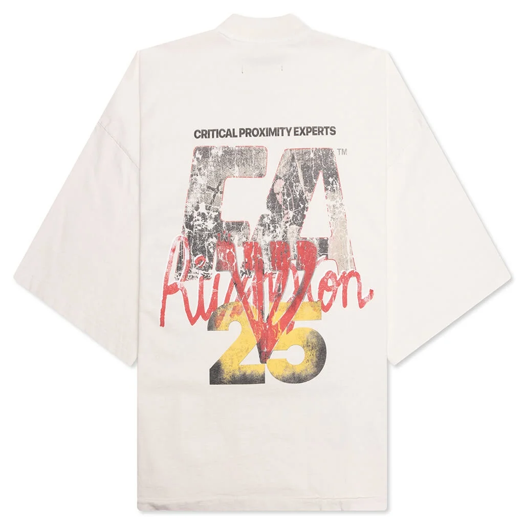 RRR123 CRITICAL PROXIMITY TEE - MAX WHITE | REVERSIBLE