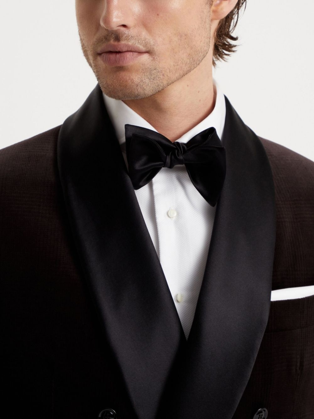 logo-patch bow tie - 4
