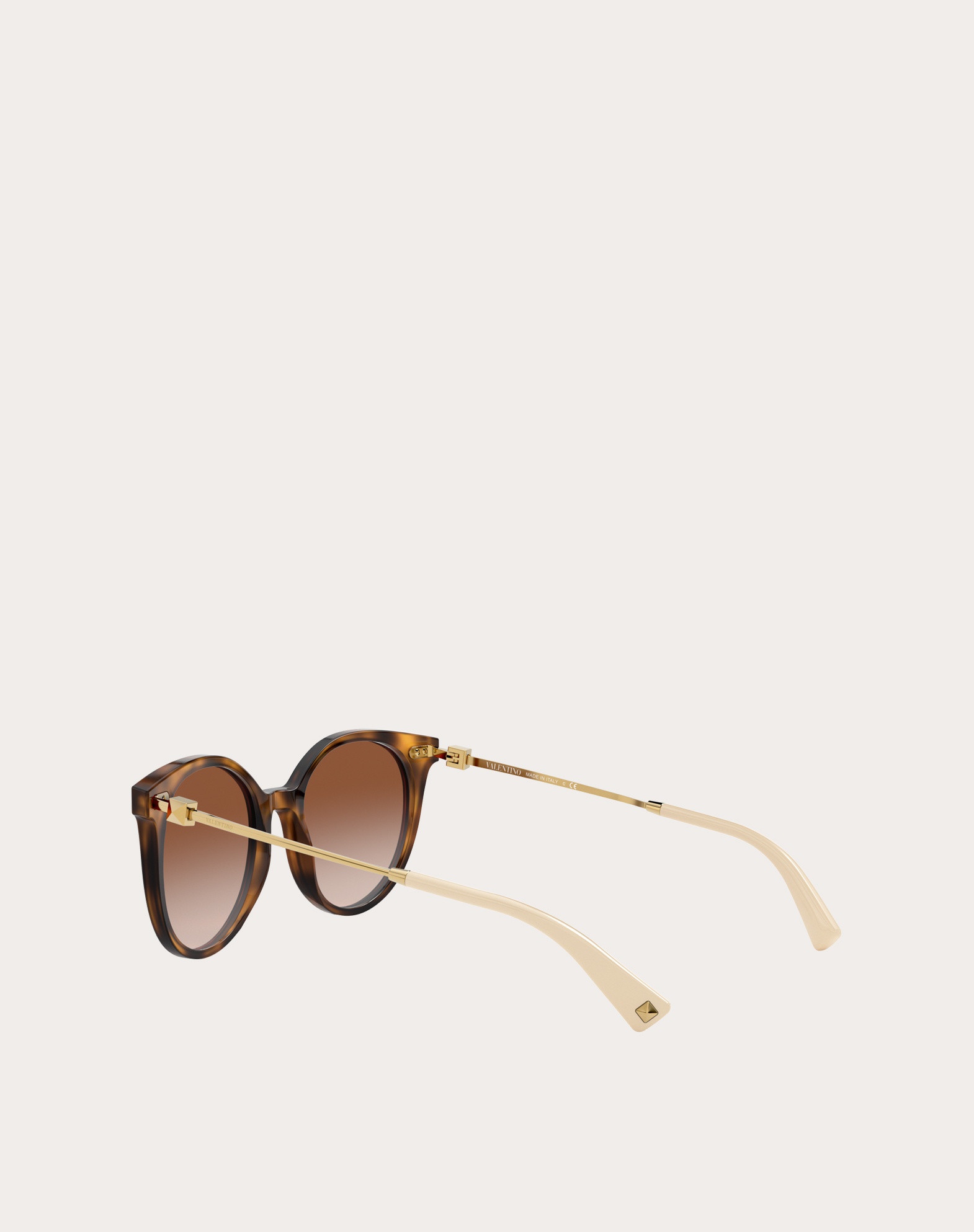 ROUND ACETATE FRAME WITH FUNCTIONAL STUD - 8