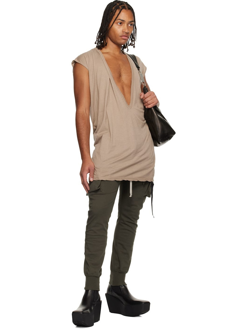 Rick Owens Khaki Concordians Mastodon Cargo Pants outlook