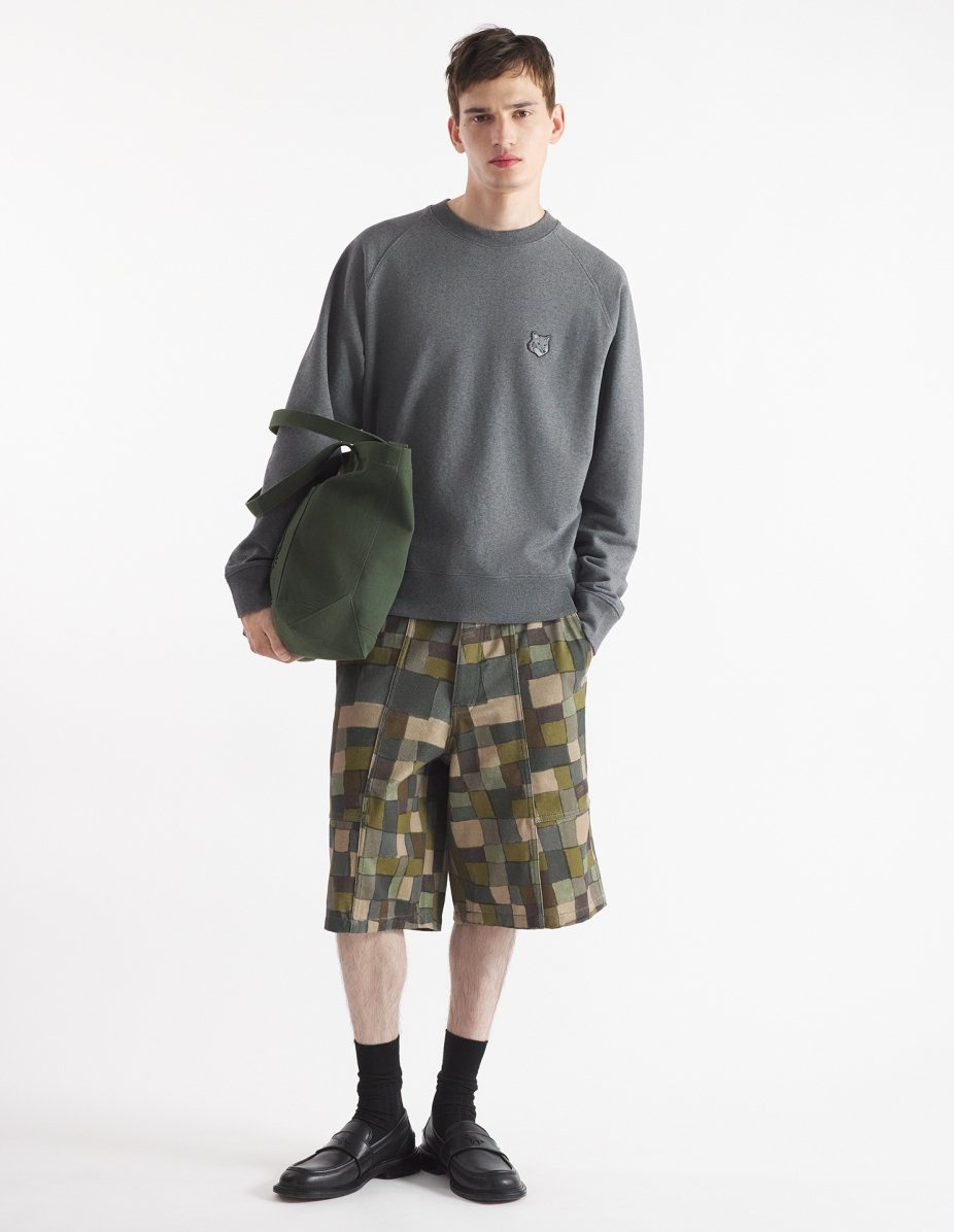 BOLD FOX HEAD PATCH OVERSIZE SWEATSHIRT - 2
