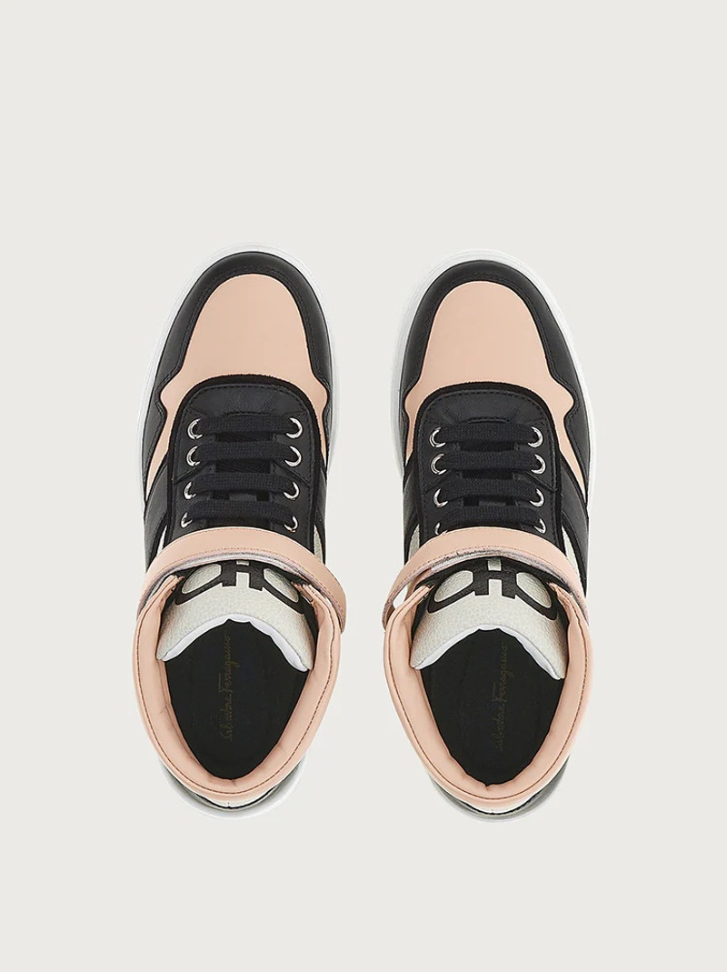 FERRAGAMO HIGH TOP GANCINI SNEAKER outlook