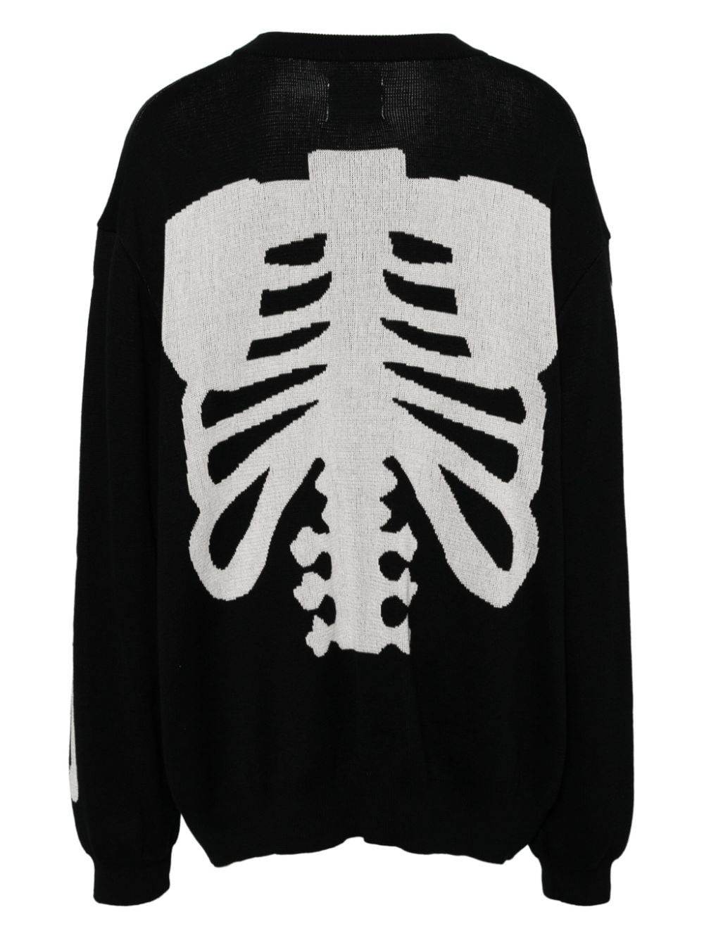 skeleton-print sweater - 2