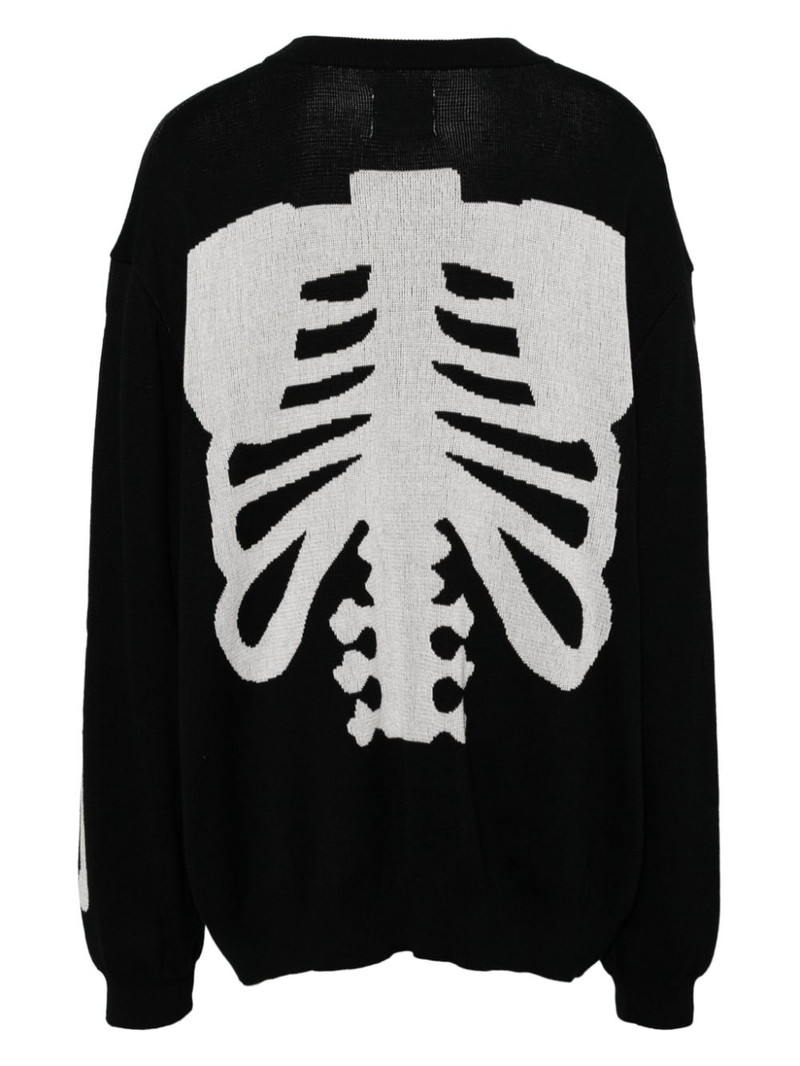 TAKAHIROMIYASHITA TheSoloist. skeleton-print sweater outlook